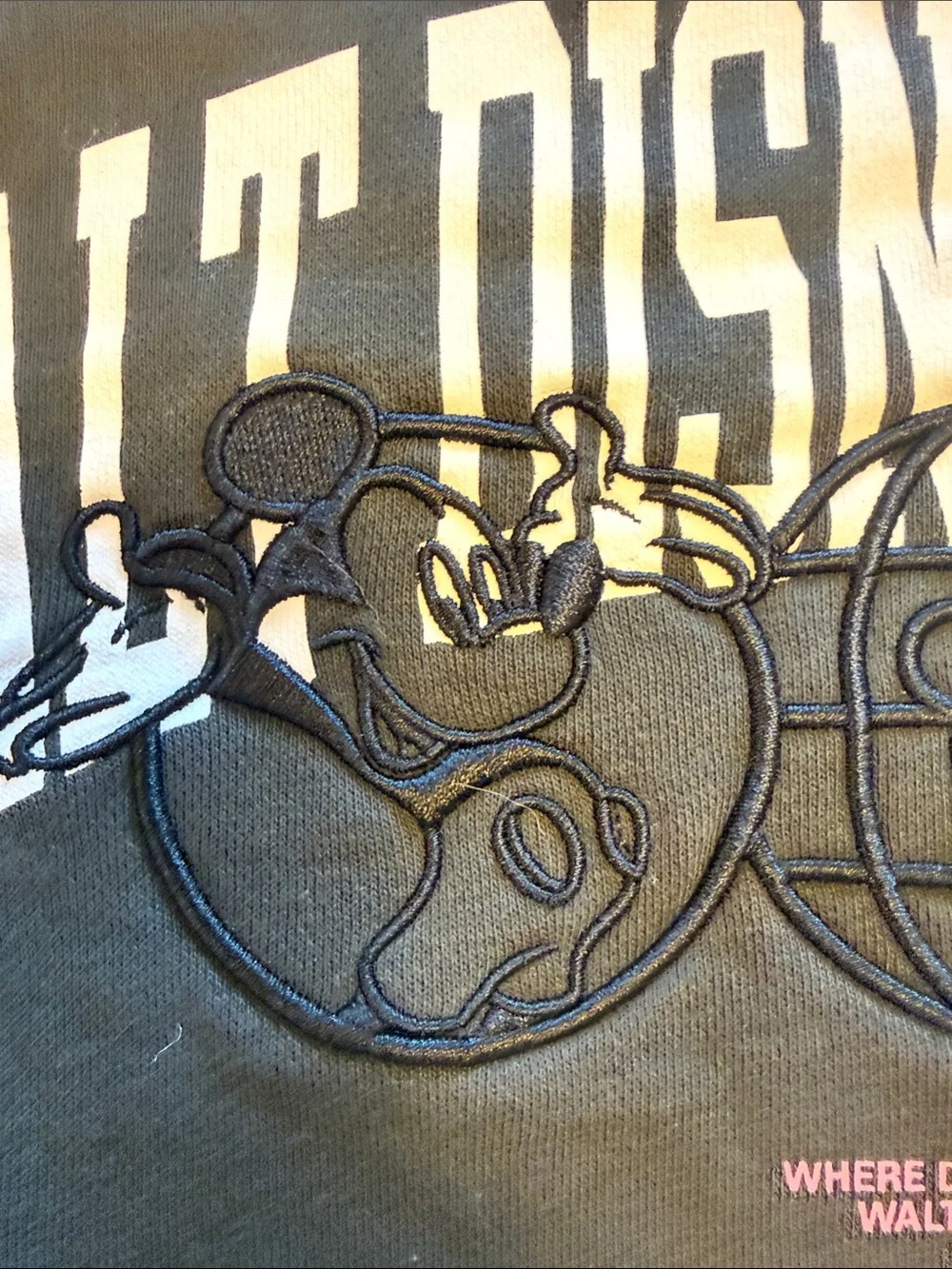 Disney Black Walt Disney World Crewneck Sweatshirt